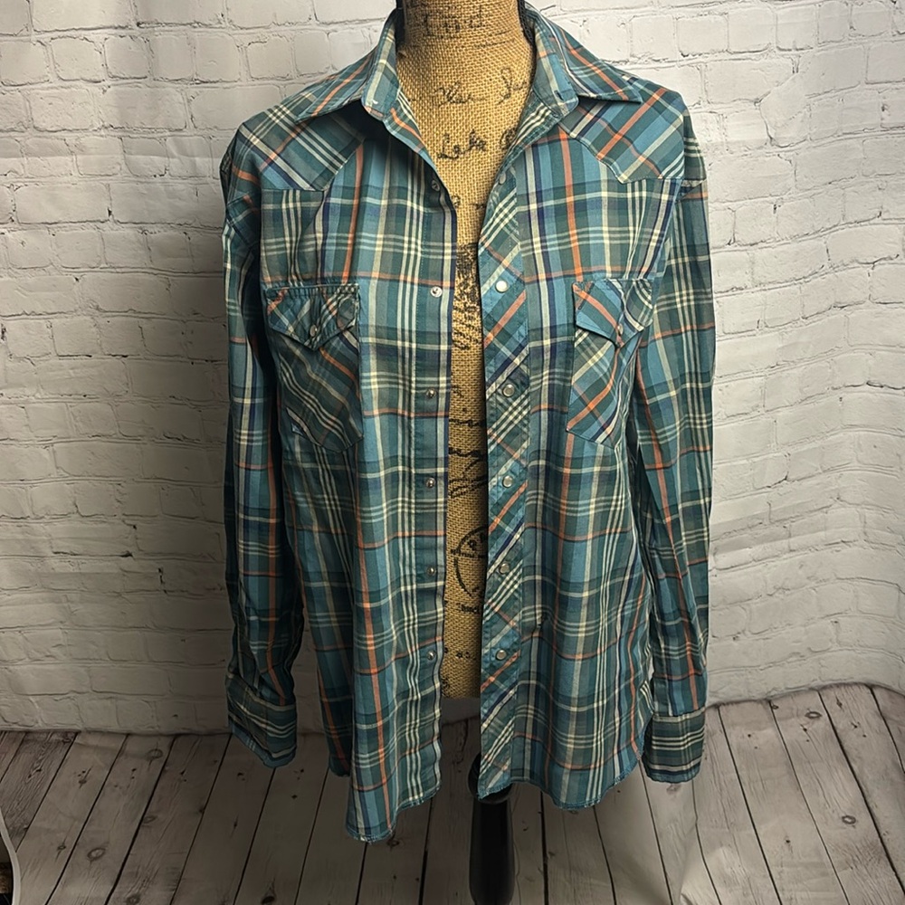 Wrangler Western Pearl Snap